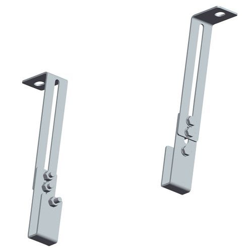 Staffe regolabili con gabbia H max: 350 mm H min: 250 mm,