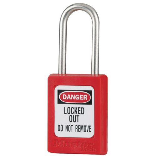 Lucchetto Zenex ® - chiavi diff. chiave maestra - Rosso,