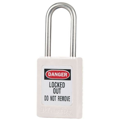 Lucchetto Zenex ® - chiavi diff. chiave maestra - Bianco,