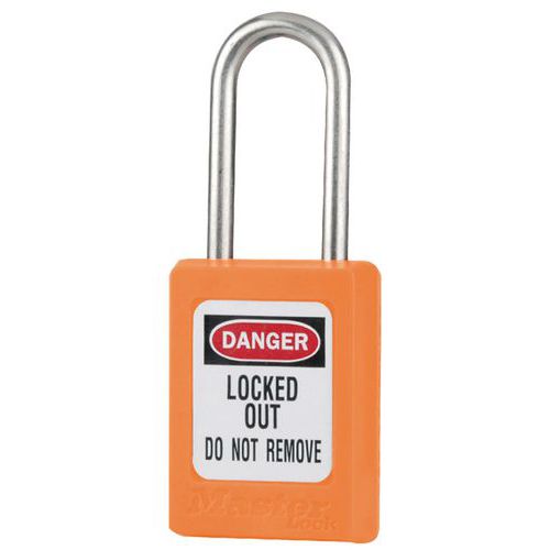 Lucchetto Zenex ® - a chiavi uguali con chiave maestra - Arancione,