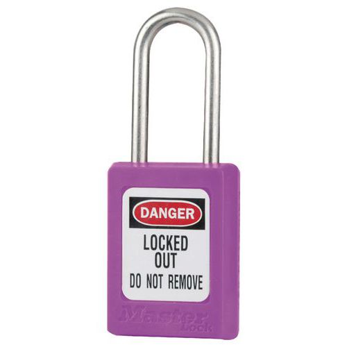 Lucchetto Zenex ® - a chiavi uguali con chiave maestra - Viola,