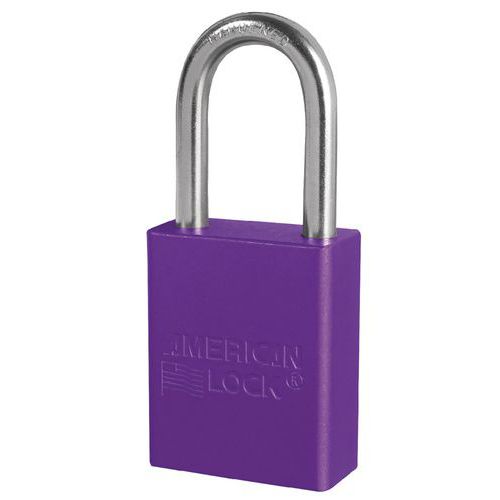 Lucchetti anodiz - chiav diff 5 pin Viola,