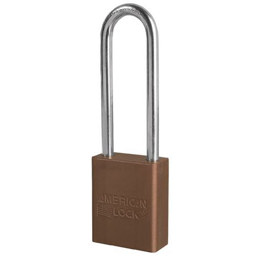 Lucchetto master key anodiz5 pin Marrone,