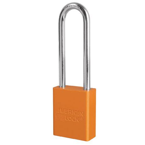 Lucchetto master key anodiz5 pin Arancione,