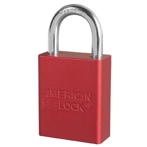 Lucchetto master key anodiz6 pin Rosso,