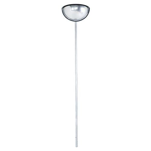 Kit paletto e specchio 1/4 di sfera per esterni distanza 6m,