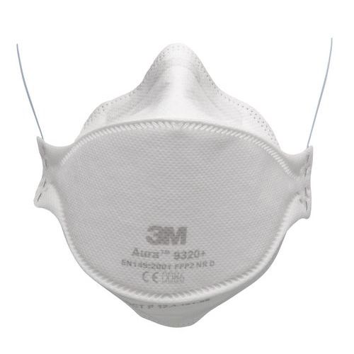 Semi-maschera respiratoria usa e getta per po lveri e nebbie,