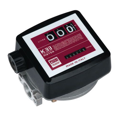 Contatore Meccanico Per Liquidi Display Rac.Usci:1,