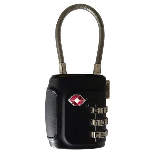 Lucchetti TSA con combinazione - Ansa a cavo - Sign,