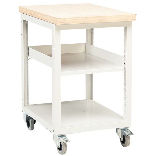 Carrello Officina Mobile 1 Rip iano Inf.+Ripia no Stratifica,