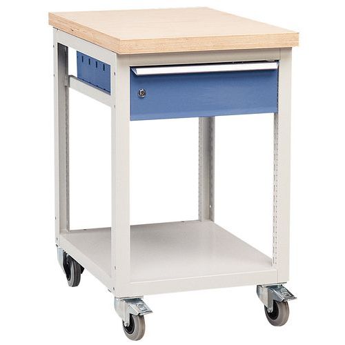 Carrello Officina Mobile 1 Ripiano Inf.+ 1 Cassetto,