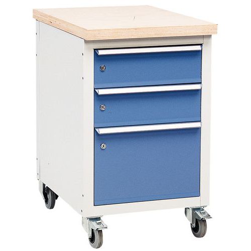 Carrello Officina Mobile 3 Cassetti,