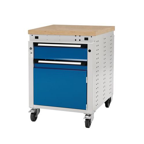 Carrello Mobile Larg. 605 1 Ca ssetto + 1 Anta Multistrato,