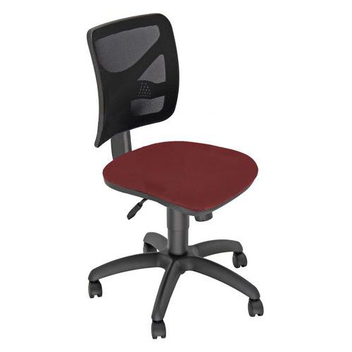 Sedia PENTAGON Y 19 IGNIFUGO bordeaux bracc.opz.,