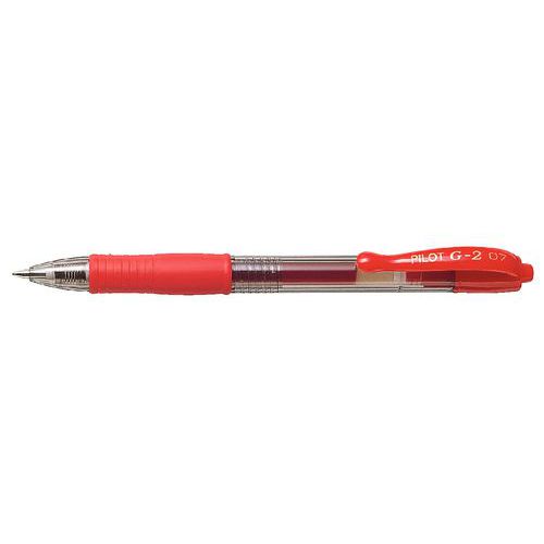 Penna G2 rossa - Punta 0,7 mm,