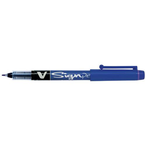 Penna V-SIGN PEN blu - 2 mm,
