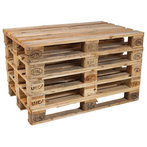 Pallet norma europea 1200x800mm-Lotto da 5-Manutan Expert,