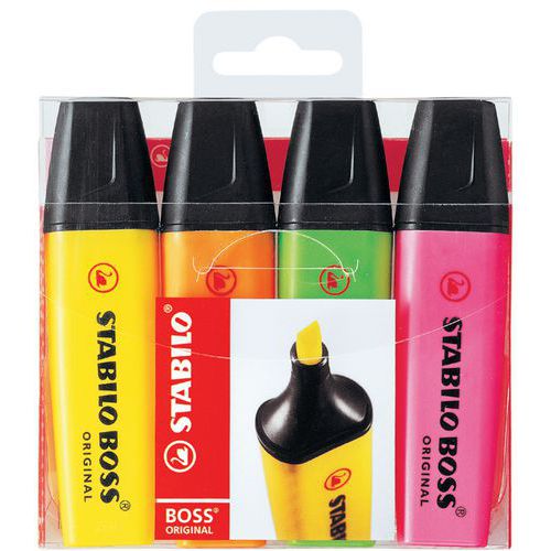 Evidenziatore Stabilo Boss Tratto Larg.: min:2mm,