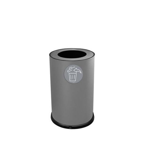 Contenitore 100 LT 1 foro 1 pittogramma incluso grigio,