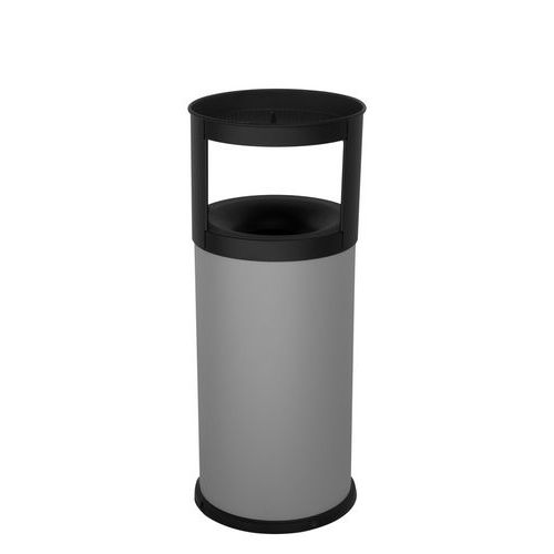 Posacenere gettacarte autoestinguente 40 LT grigio,