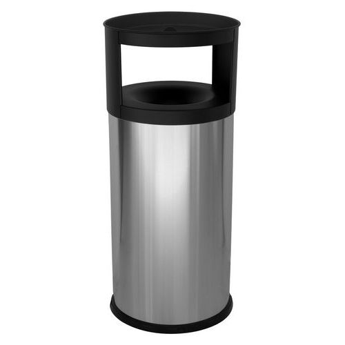 Posacenere gettacarte autoestinguente 75 LT inox,