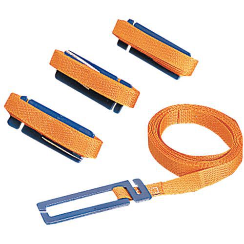 Lotto di 4 Cinghie Multiuso Lunghezza 5 M LONGUEUR 5 M,