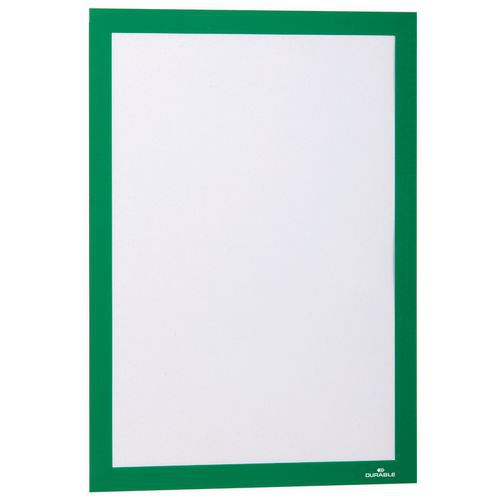 Cornice esp Duraframe® Magnetic A4 verde-Lotto da 2-Durable,