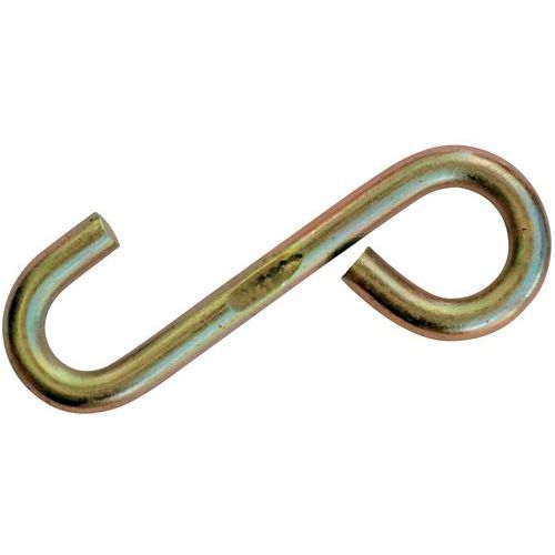 Uncino a S P=0.50T tipo: con occhiello,