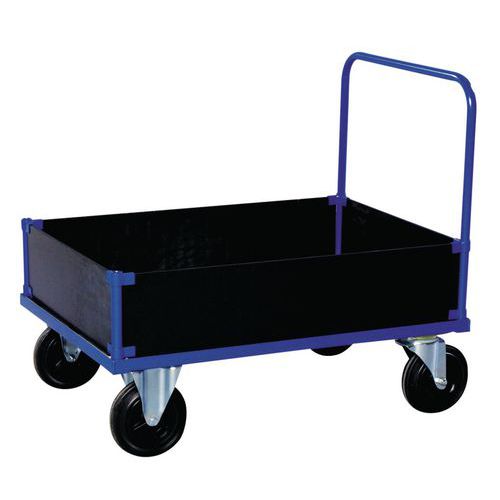 Carrellino a 4 sponde basse 1.000 x 7 00 x 900 mm Portat a 5,