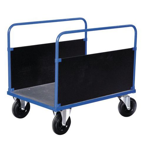 Carrello 2 sponde alte 1000x70 0x900mm Portata 500Kg,