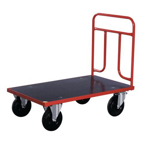 Carrello 1 sponda rosso 1000x6 00x1000mm Porta ta 500kg,
