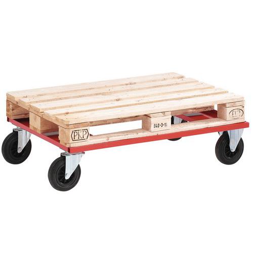 Carrellino per pallet 1200x800 x260mm Portata 800Kg,