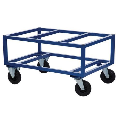 Carrello per pallet blu 800x60 0x650mm Portata 800Kg,