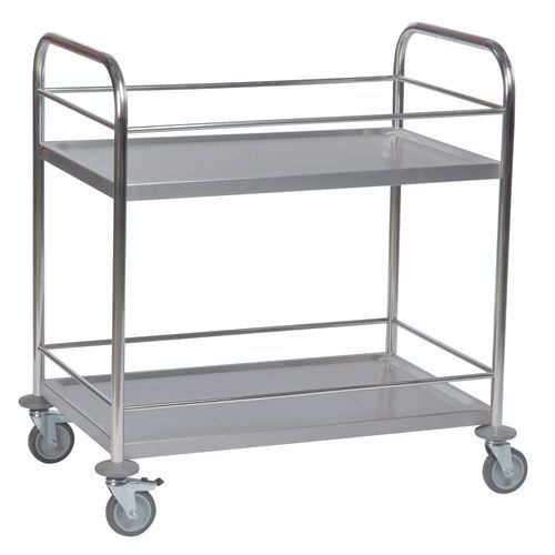 Carrello per vino inox 910x590 x940mm Portata 100kg,