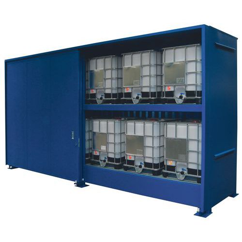 Container 8 cisternette porta scorrevole,