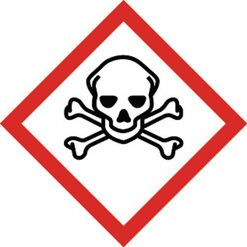 Cart. Adesivo 100x100mm - Tossico,