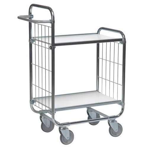 Carrello galv. 2 ripiani 815x4 70x1120mm Porta ta 250Kg,