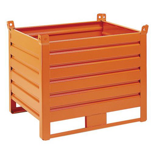 cassa pallet pareti piene con portello lung 1000 x3,