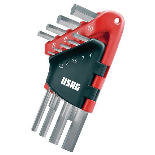 SET DI CHIAVI MASCHIO ESAGONAL I 280 S9 (1,5Ã· 10 MM),