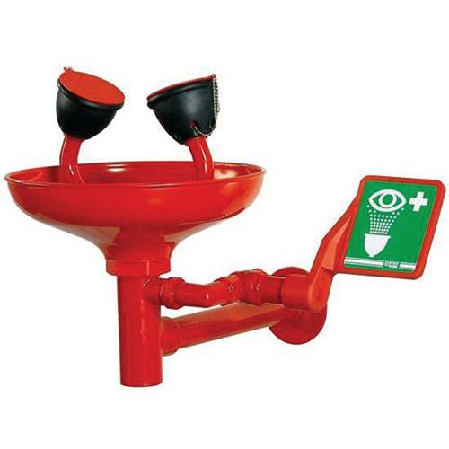 Lavaocchi a parete con vaschet ta,