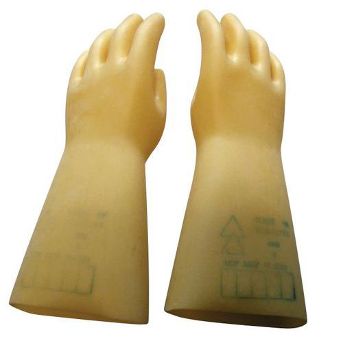 Guanti dielettrici. Classe 2. Tensione di uti lizzo 17KV,