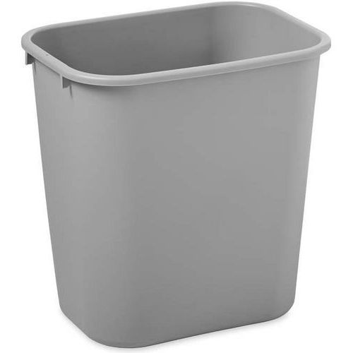 Cestino medio rettangolare grigio - 26L - Rubbermaid,