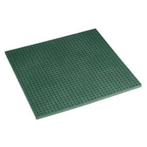 Piastra antivibrazioni verde 450x450x13,