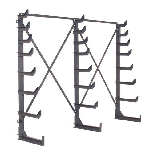 Kit monofronte 1 elemento di partenza + 1 elemento successivo  AxLxP 2000x2500x650 mm,