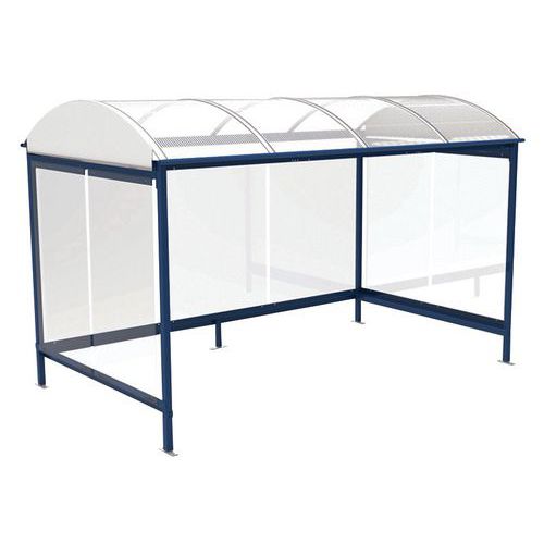 Riparo per biciclette Combrailles 4m semplice blu genziana,