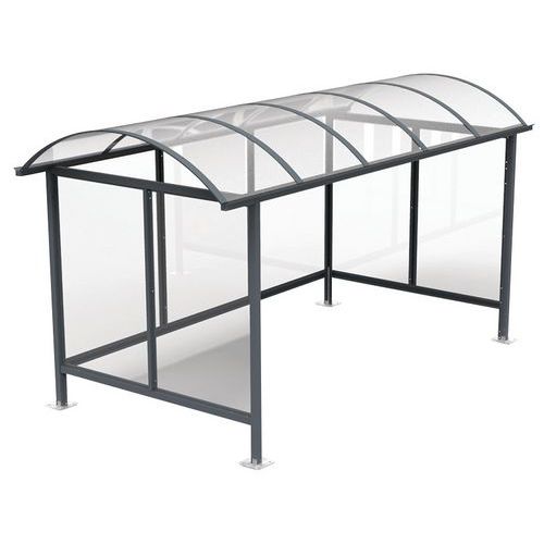 Riparo per fumatori standard 4,5x2,82 grigio antracite,