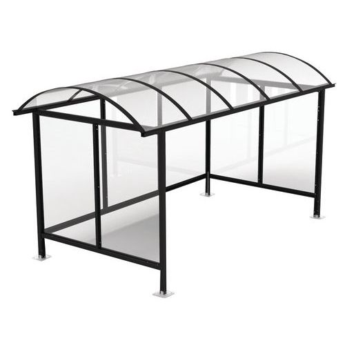 Riparo per fumatori standard 4,5x2,82 nero notte,