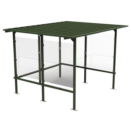 Riparo per fumatori Beaufortain 3,05x2,44 verde pino,