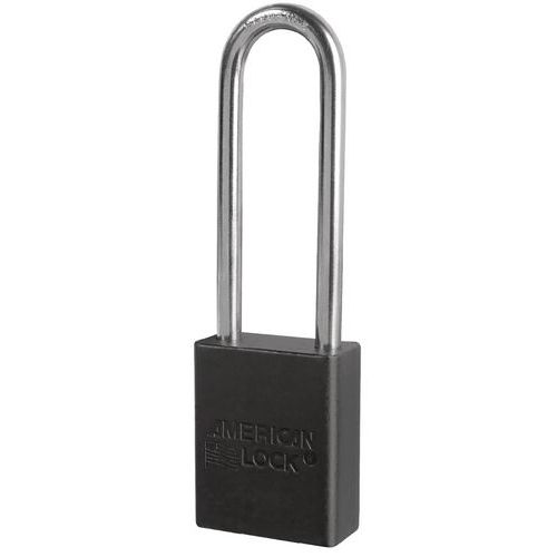 Lucchettianodiz.chiavidiff - American Lock -  6 pin Nero,