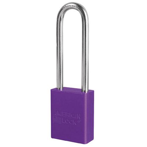 Lucchettianodiz.chiavidiff - American Lock -  6 pin Viola,